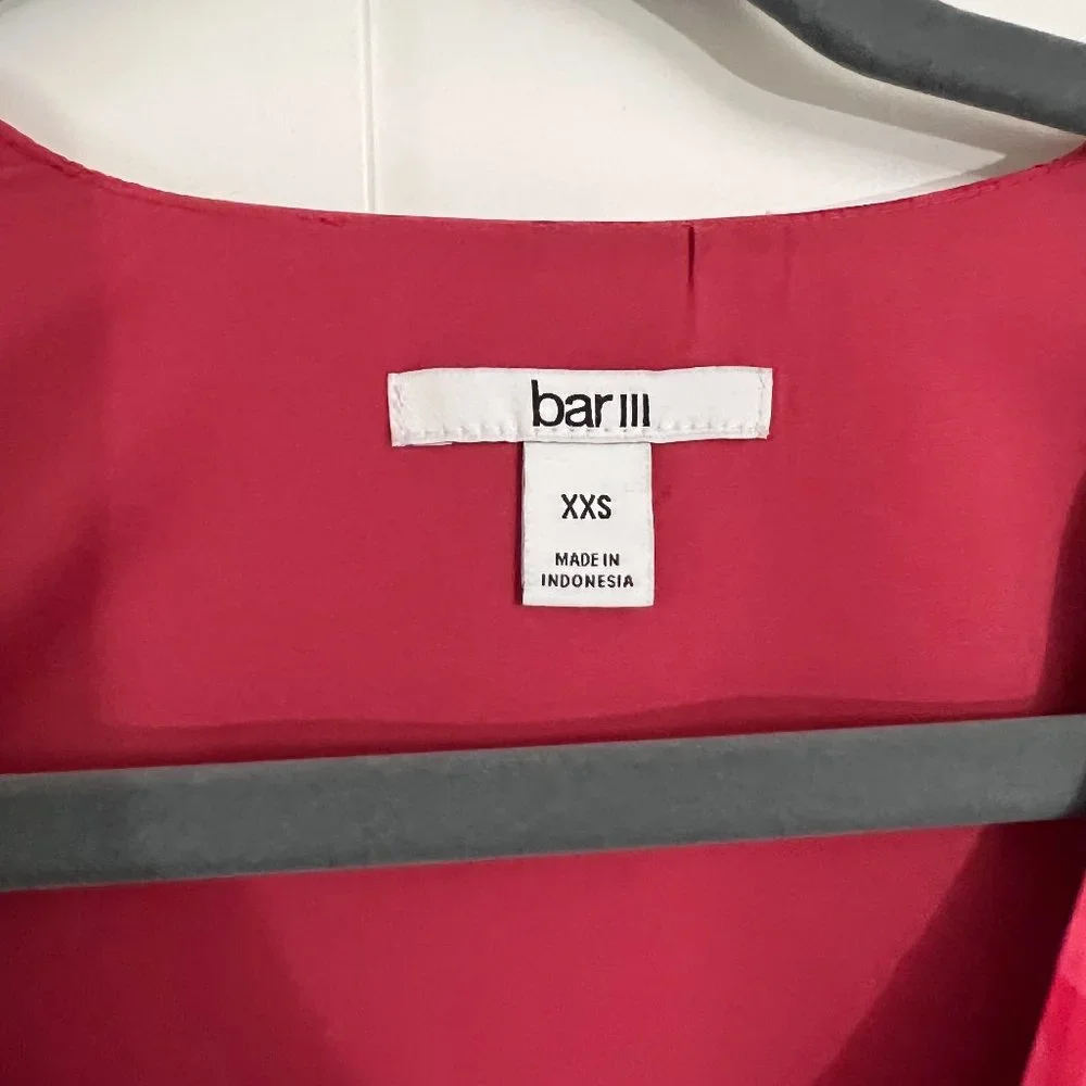 BAR III Pretty in Pink Paint Flare Dress XXS - Picture 5 of 6